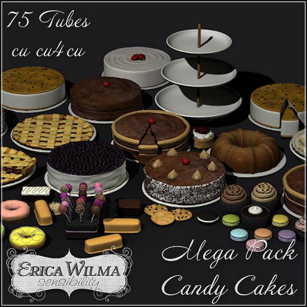 EW Mega Kit Candy Cakes CU - Click Image to Close